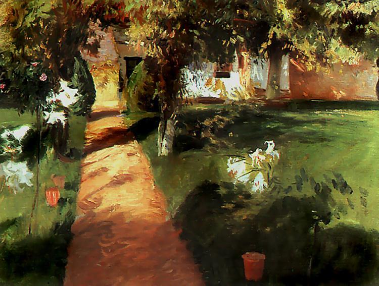 Jean-Franc Millet Garden oil painting picture